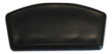 HR10 END CAP - PLASTIC - BLACK